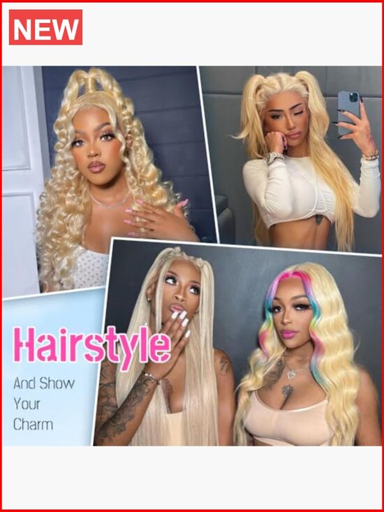 Human Hair 13x6 Lace Front Wig 200 Density Body Wave Glueless Pre Plucked main image 4